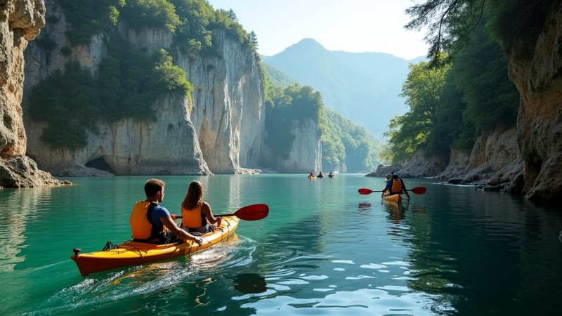 10 Top Boating and Kayaking Destinations in Eastern Europe, Concept art for illustrative purpose, tags: abenteuerführer für kajakfahren - Monok