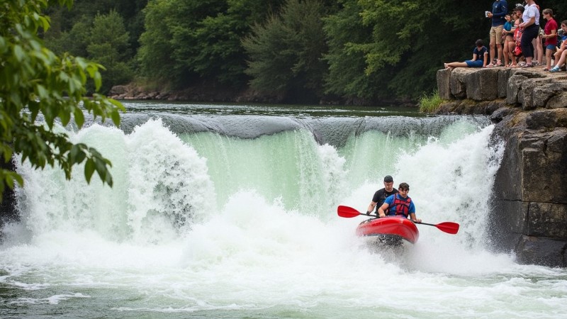 2025's Top Whitewater Festivals in Europe, Concept art for illustrative purpose, tags: und den - Monok