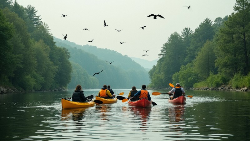 4-Day Lower Szigetköz and Danube Canoeing Adventure, Concept art for illustrative purpose, tags: der - Monok